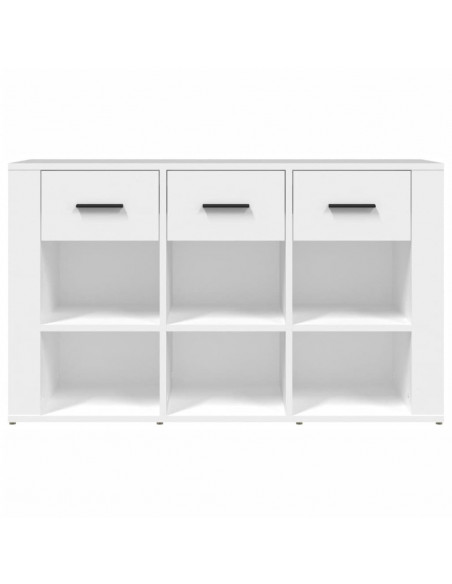 Credenza Bianca 100x30x59,5 cm in Legno Multistrato