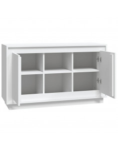 Credenza Bianca 102x35x60 cm in Legno Multistrato