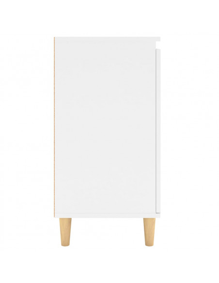 Credenza Bianca 103,5x35x70 cm in Legno Multistrato
