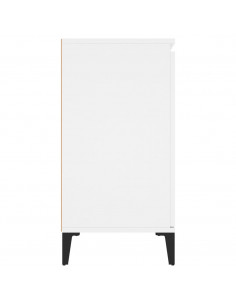 Credenza Bianca 104x35x70 cm in Legno Multistrato