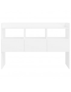 Credenza Bianca 120x30,5x70 cm in Legno Multistrato