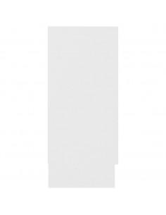 Credenza Bianca 120x30,5x70 cm in Legno Multistrato