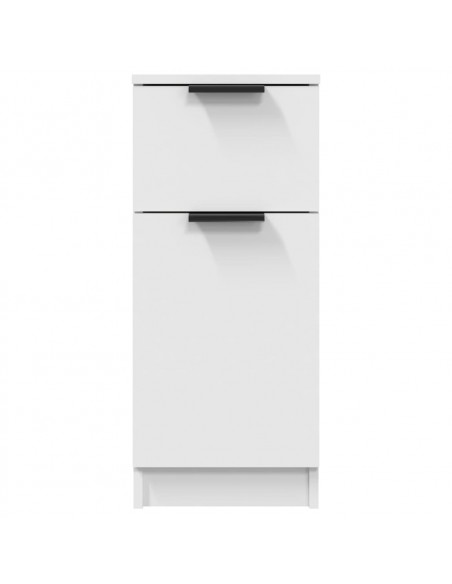 Credenza Bianca 30x30x70 cm in Legno Multistrato