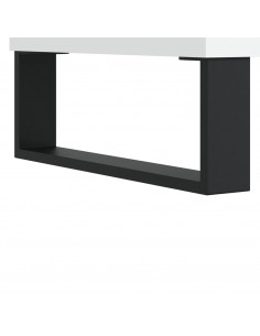 Credenza Bianca 34,5x34x90 cm in Legno Multistrato