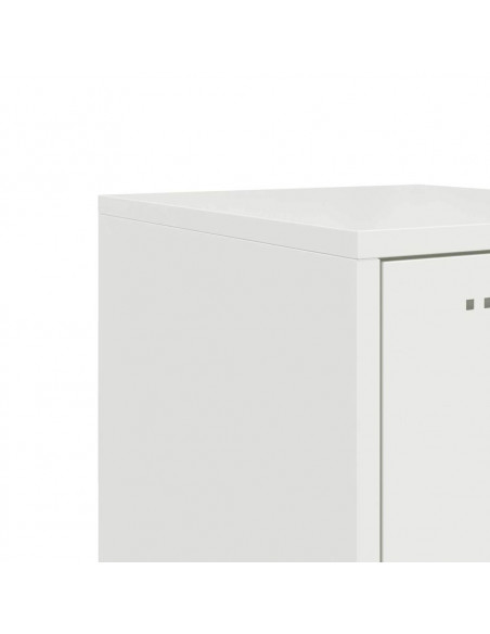 Credenza Bianca 36x39x123 cm in Acciaio
