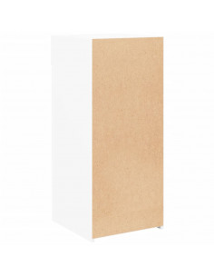 Credenza Bianca 40x42,5x93 cm in Legno Multistrato