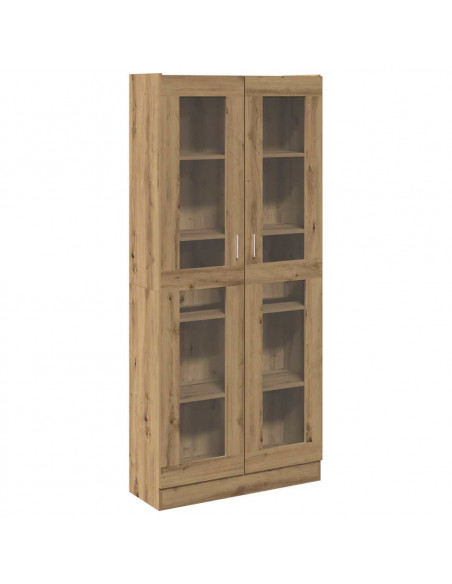 Credenza Alta Rovere Artigianale 82,5x30,5x185 cm in Truciolato
