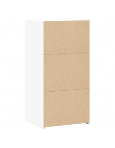 Credenza Bianca 45x41x93 cm in Legno Multistrato