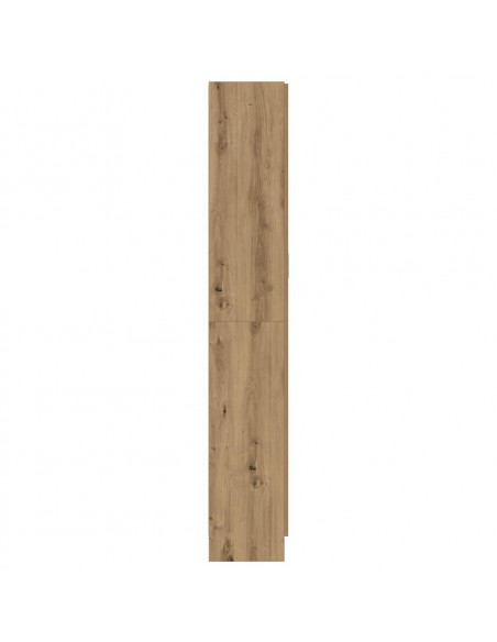Credenza Alta Rovere Artigianale 82,5x30,5x185 cm in Truciolato
