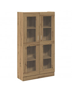 Credenza Alta Rovere Artigianale 82,5x30,5x150 cm in Truciolato 2