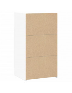 Credenza Bianca 50x41x93 cm in Legno Multistrato