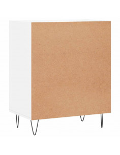 Credenza Bianca 57x35x70 cm in Legno Multistrato
