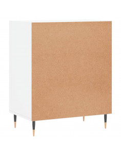 Credenza Bianca 57x35x70 cm in Legno Multistrato