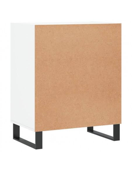 Credenza Bianca 57x35x70 cm in Legno Multistrato