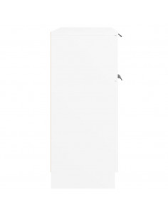 Credenza Bianca 60x30x70 cm in Legno Multistrato
