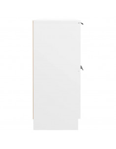 Credenza Bianca 60x30x70 cm in Legno Multistrato
