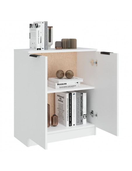 Credenza Bianca 60x30x70 cm in Legno Multistrato
