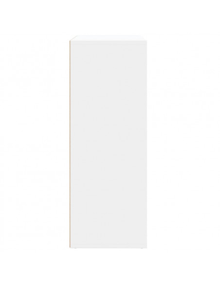 Credenza Bianca 60x31x84 cm in Legno Multistrato