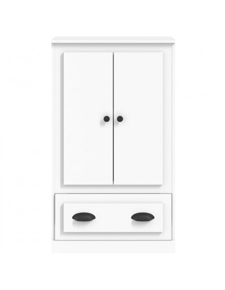 Credenza Bianca 60x35,5x103,5 cm in Legno Multistrato