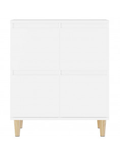 Credenza Bianca 60x35x70 cm in Legno Multistrato