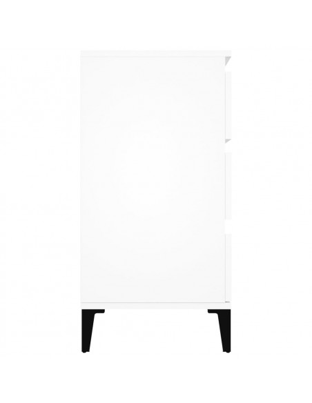 Credenza Bianca 60x35x70 cm in Legno Multistrato