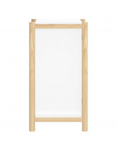 Credenza Bianca 62x38x70 cm in Legno Multistrato