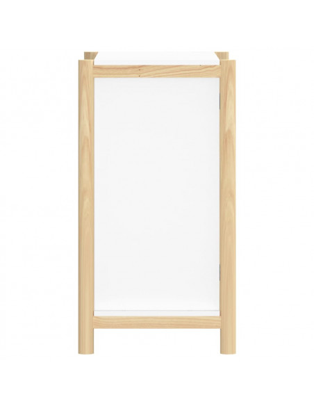 Credenza Bianca 62x38x70 cm in Legno Multistrato
