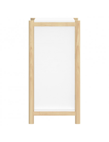 Credenza Bianca 62x38x75 cm in Legno Multistrato