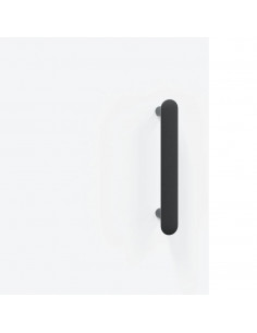 Credenza Bianca 69,5x34x180 cm in Legno Multistrato