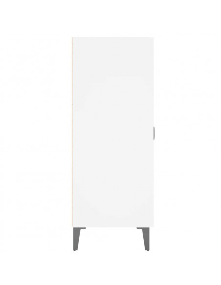 Credenza Bianca 69,5x34x90 cm in Legno Multistrato