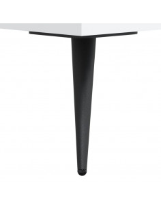 Credenza Bianca 69,5x34x90 cm in Legno Multistrato