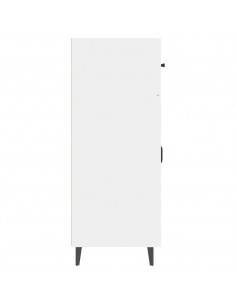 Credenza Bianca 69,5x34x90 cm in Legno Multistrato