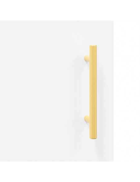 Credenza Bianca 69,5x34x90 cm in Legno Multistrato