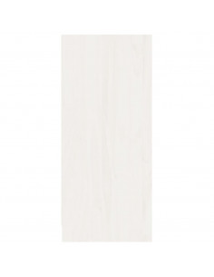 Credenza Bianca 70x33x76 cm in Legno Massello di Pino