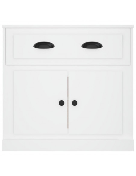 Credenza Bianca 70x35,5x67,5 cm in Legno Multistrato