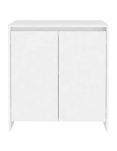 Credenza Bianca 70x41x75 cm in Legno Multistrato