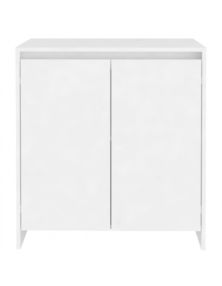 Credenza Bianca 70x41x75 cm in Legno Multistrato