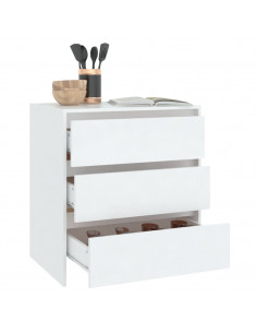 Credenza Bianca 70x41x75 cm in Truciolato