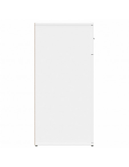 Credenza Bianca 79x38x80 cm in Legno Multistrato