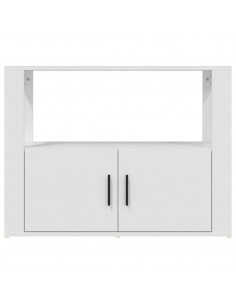 Credenza Bianca 80x30x60 cm in Legno Multistrato
