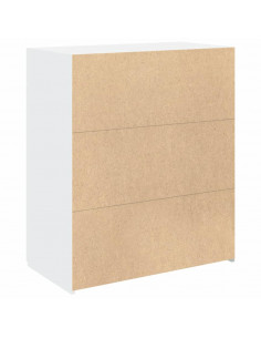 Credenza Bianca 80x42,5x93 cm in Legno Multistrato