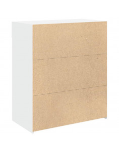 Credenza Bianca 80x42,5x93 cm in Legno Multistrato