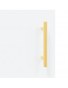 Credenza Bianca 90x34x80 cm in Legno Multistrato