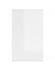 Credenza Bianco Lucido 135x41x75 cm in Truciolato