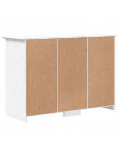 Credenza BODO 115x43x79,5 cm in Legno Massello di Pino Bianco