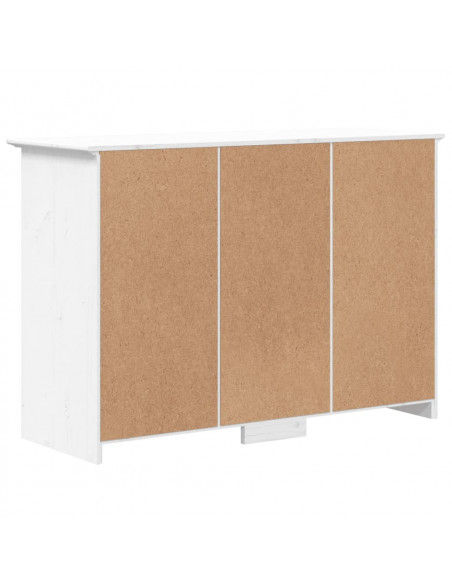 Credenza BODO 115x43x79,5 cm in Legno Massello di Pino Bianco