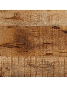 Credenza con 3 Cassetti 55x35x60 cm Legno Massello di Mango