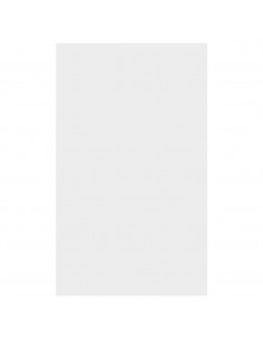 Credenza con 3 Cassetti Bianca 120x41x75 cm in Truciolato