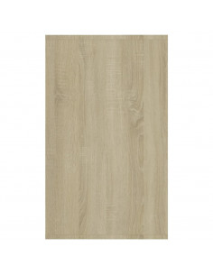 Credenza con 3 Cassetti Rovere Sonoma 120x41x75cm in Truciolato