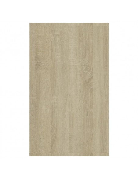 Credenza con 3 Cassetti Rovere Sonoma 120x41x75cm in Truciolato